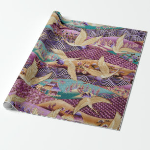 Papier Cadeau Motif tissu textile