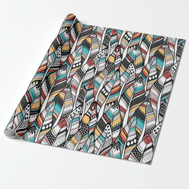 Papier Cadeau Motif transparent (Déroulé)