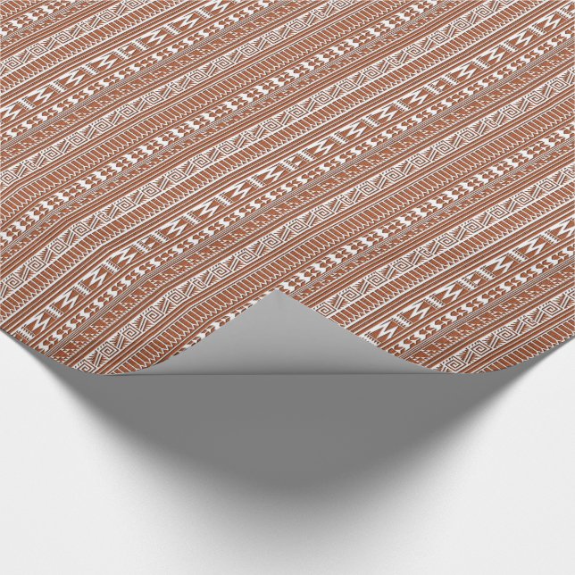 Papier Cadeau Motif tribal aztèque géométrique d'impression de (Coin)