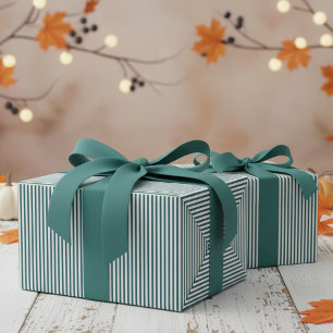 Papier Cadeau Motif turquoise et blanc