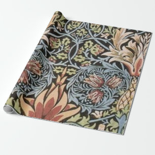 Papier Cadeau Motif William Morris Snakeshead