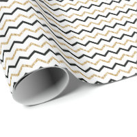 Motif Zig Zag Chevron Or Noir Blanc