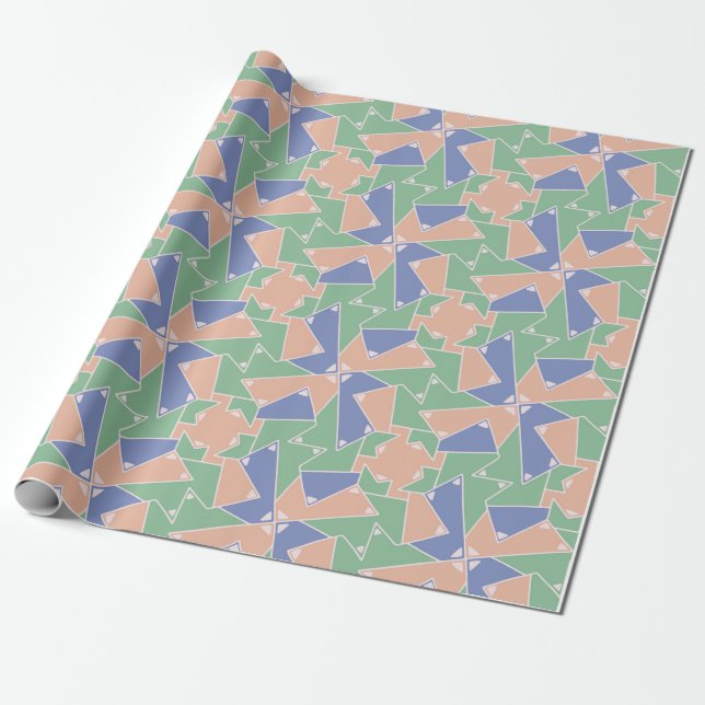 Papier Cadeau Motifs vintages délicieux (Déroulé)