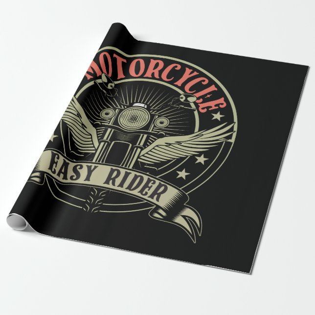 Papier Cadeau moto facile moto moto conception moto (Déroulé)
