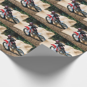 Papier Cadeau Motocross