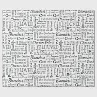 Mots chrétiens d'affirmation