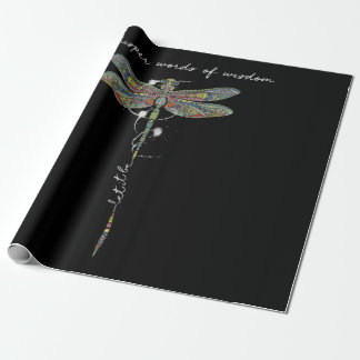 Papier Cadeau Mots De Sagesse Brocade
