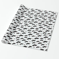 Moustache noire de guidon et homme d'étoiles