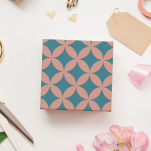 Papier Cadeau Moyenne du siècle Mod géométrique Rétro moderne Pê