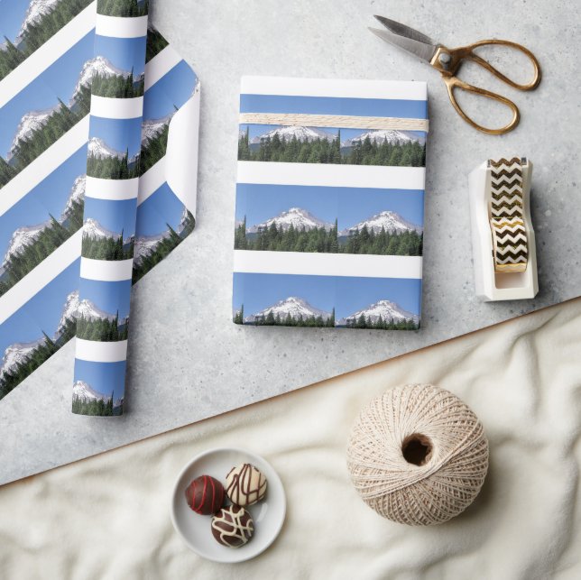 Papier Cadeau Mt. Hood Ski Bowl Wrapping Papier (Artisanat)