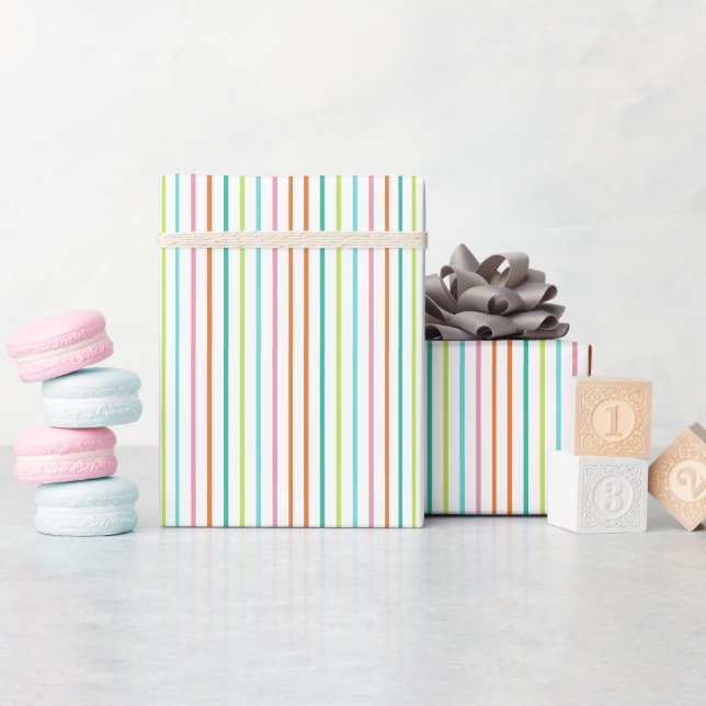 Papier Cadeau Multibande (Baby Shower)