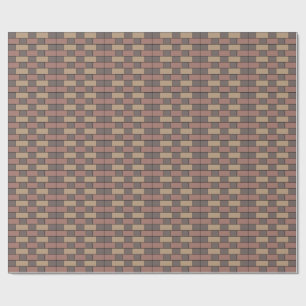 Papier Cadeau Mur en brique rose Gris Peach