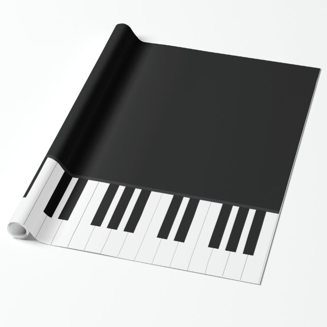 PAPIER CADEAU MUSIQUE DE PIANO (Déroulé)