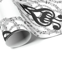 Musique d'image miroir noir et blanc