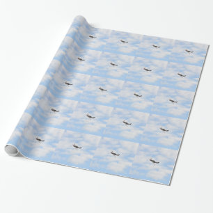 Papier Cadeau Mustang P51 en vol