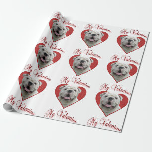 Papier Cadeau My Bulldog Valentine