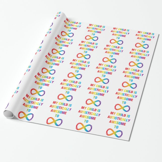 Papier Cadeau My Child Autistically (Déroulé)