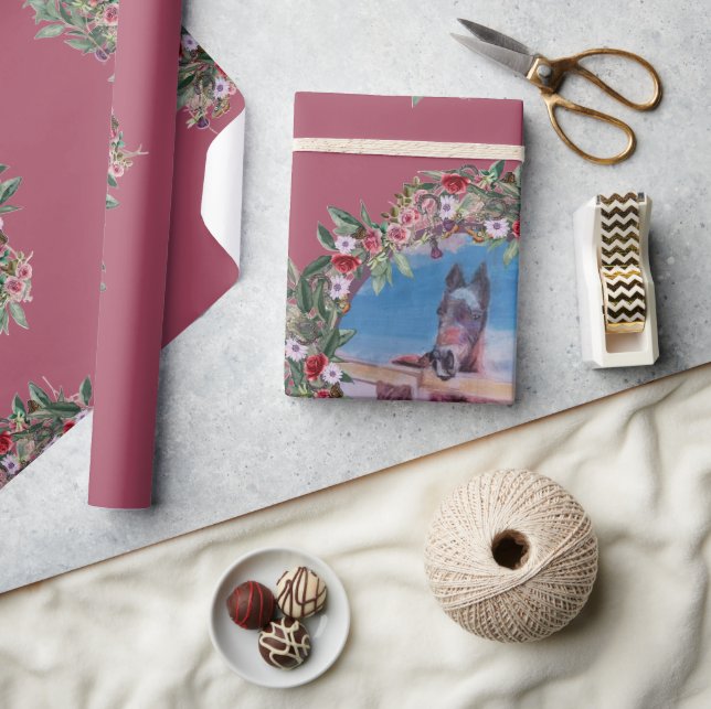 Papier Cadeau my sweet jamie flowersWrapping Paper (Artisanat)