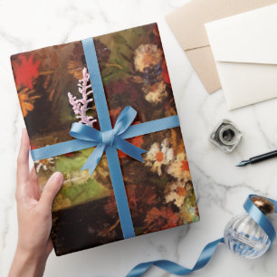 Papier Cadeau Nature morte Fleurs dans un vase de Vincent van Go
