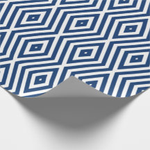 Navy Blue Moods Diamond Chevrons