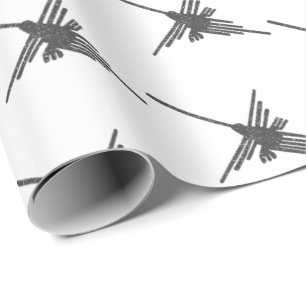 Papier Cadeau Nazca Lines Hummingbird Style d'impression