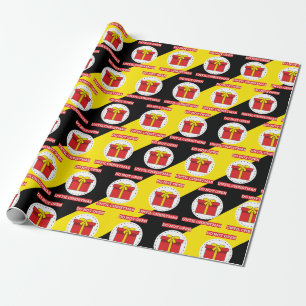 Papier Cadeau Ne pas ouvrir avant Noël