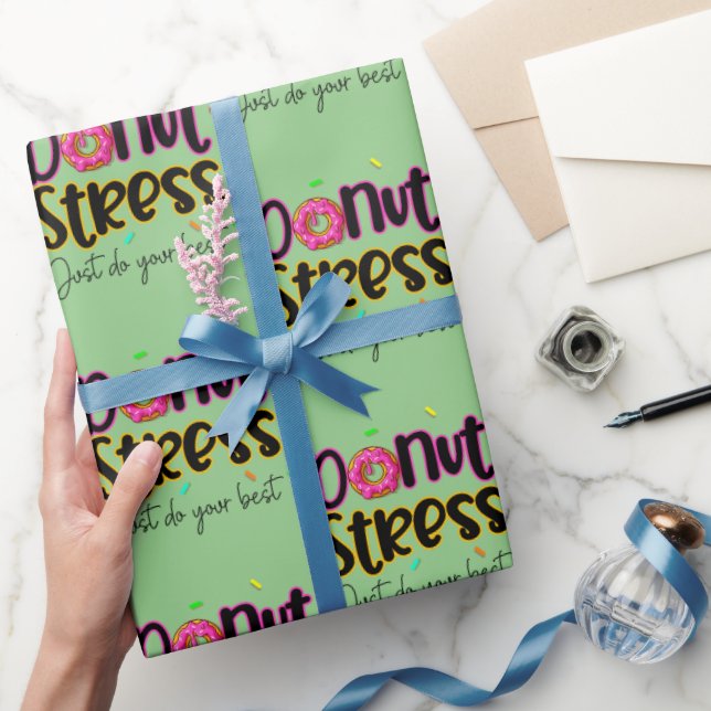 Papier Cadeau Ne Stress Faites Que Votre Meilleur (Cadeaux)