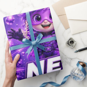 Papier Cadeau Néon ATOMIVRA