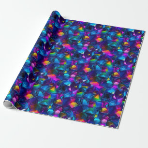 Papier Cadeau Neon Wonderland Abstrait