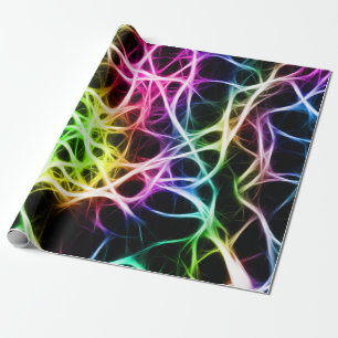 Papier Cadeau Neurone coloré sain
