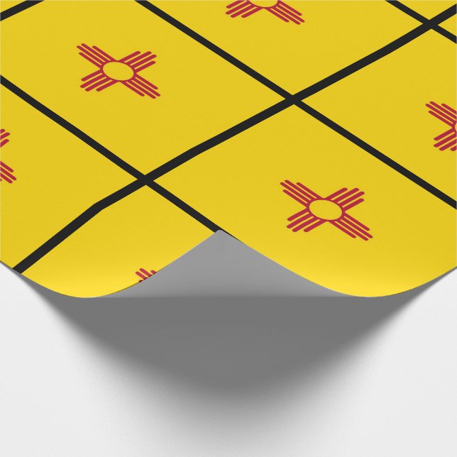 Papier Cadeau New Mexico Zia Symbol Flag (Coin)