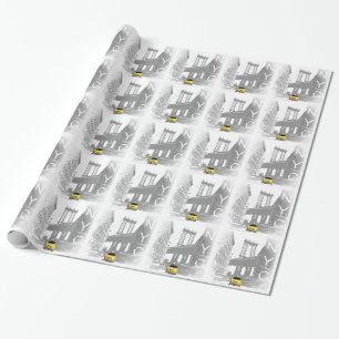 Papier Cadeau New York City Nyc Yellow Taxi Pop Art