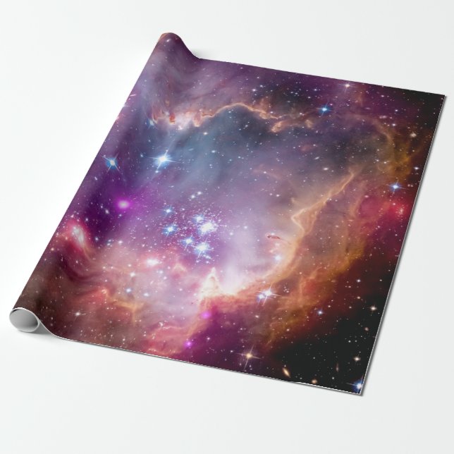 Papier Cadeau NGC 602 Star Formation - NASA Hubble Space Photo (Déroulé)