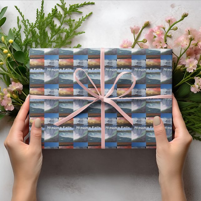 Papier Cadeau Niagara Falls New York (Niagara Falls New York Wrapping Paper)