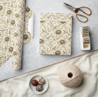 Papier Cadeau Nid d'oiseau