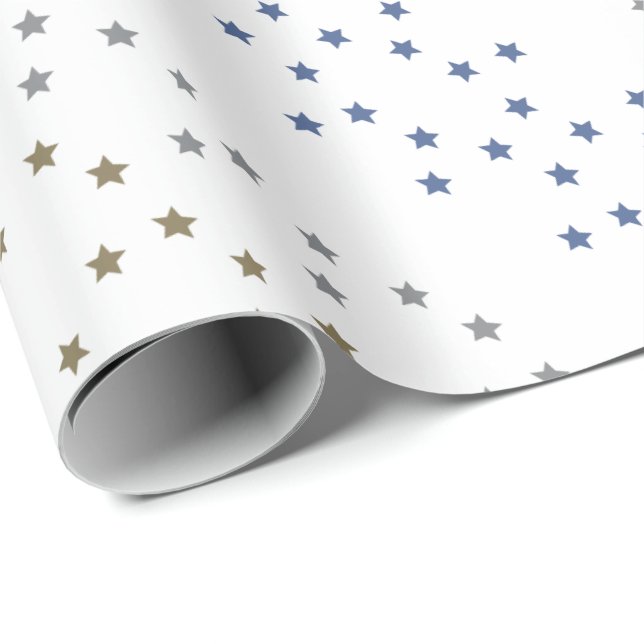 Papier Cadeau N'importe quel papier d'enveloppement à motif Star (Coin rond)