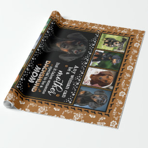 Papier Cadeau N'Importe Quelle Femme Peut Être Un Dachshund Mama