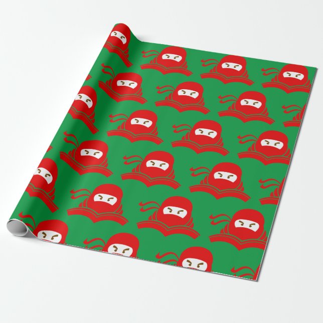 Papier Cadeau Ninja (Déroulé)