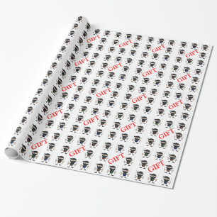 Papier Cadeau Ninja les gardes-cadeaux