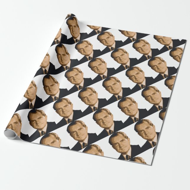 Papier Cadeau Nixon Head (Déroulé)