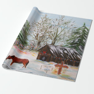 Papier Cadeau Noël à la ferme