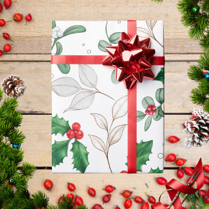 Papier Cadeau Noël Abstrait scandinave moderne