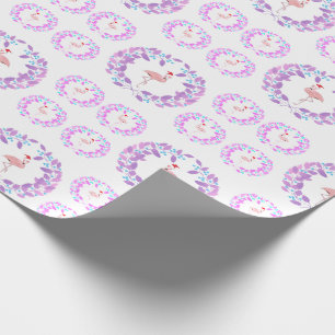 Papier Cadeau Noël assez pourpre et rose de Kalikimaka de