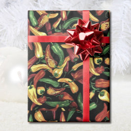 Papier Cadeau Noël au Nouveau-Mexique Odeurs Le Chili Enchiladas