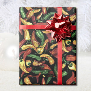 Papier Cadeau Noël au Nouveau-Mexique Odeurs Le Chili Enchiladas