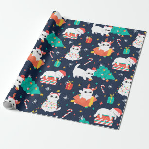 Papier Cadeau Noël aux chats