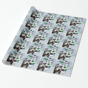 Papier Cadeau Noël barbu de colley