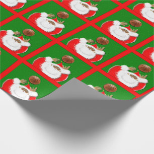 Papier Cadeau Noël basket-ball