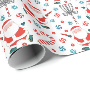 Papier Cadeau Noël de Disc Golf