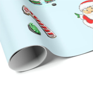 Papier Cadeau Noël de hockey